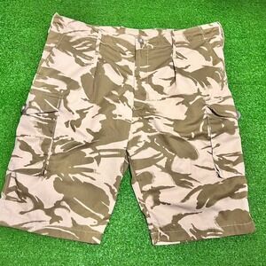 Desert Camo Tactical Shorts XL 40-42" Waist British Military Cargo Short EUC Y2K